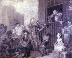 The Enraged Musician 2 by William Hogarth
