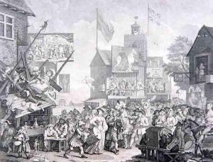 Southwark Fair by William Hogarth
