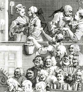 The Laughing Audience by William Hogarth