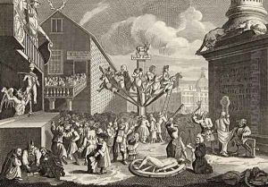 Emblematical print of the South Sea by William Hogarth