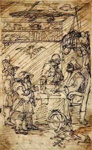 Hudibras visiting Sidrophel by William Hogarth