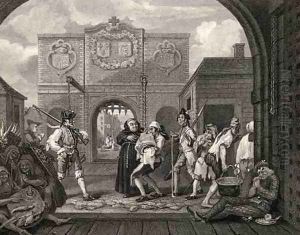 The Gate of Calais or O The Roast Beef of Old England by William Hogarth