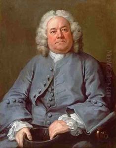 Portrait of George Arnold Esq of Ashby Lodge by William Hogarth