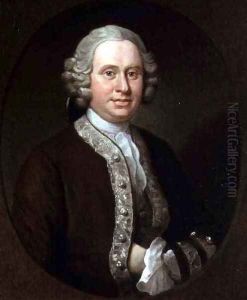 Portrait of William Fitzherbert of Tissington Derbyshire 1712-72 by William Hogarth