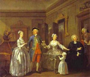 The Western Family 1730s by William Hogarth