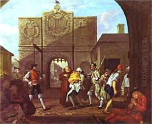 The Roast Beef Of Old England Or Calais Gate 1748
