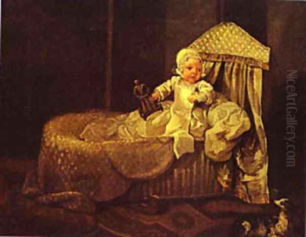 Gerard Anne Edwards In His Cradle 1733 - view 1