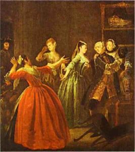 The Theft Of A Watch 1731 by William Hogarth