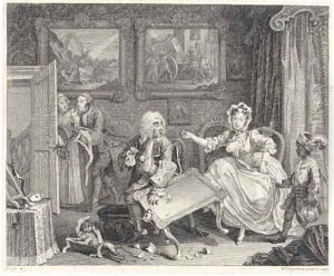 A Harlot's Progress (P. 121-126) by William Hogarth