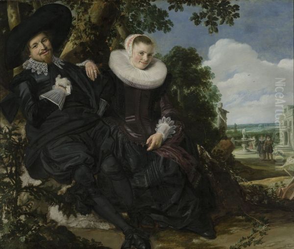 Married Couple in a Garden c. 1622 - view 1