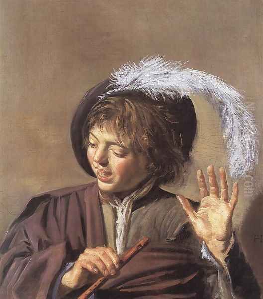 Singing Boy with a Flute 1623-25 - view 1