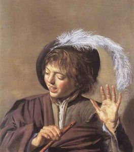 Singing Boy with a Flute 1623-25