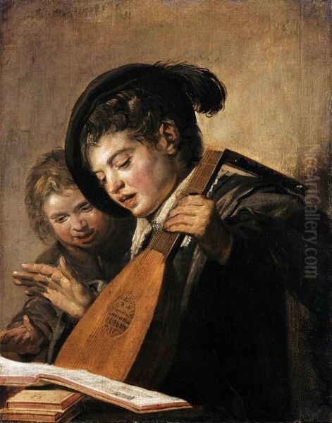 Two Boys Singing c. 1625 - view 1