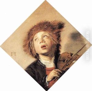 Boy Playing a Violin 1625-30