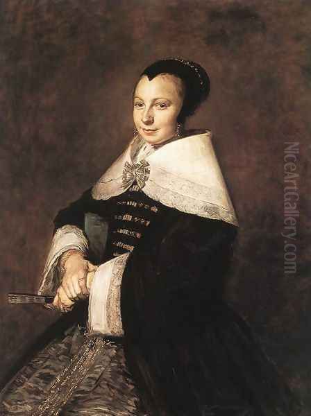 Portrait of a Seated Woman Holding a Fan 1648-50 - view 1