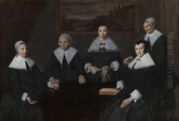 Regentesses of the Old Men's Almshouse 1664 by Frans Hals