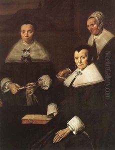 Regentesses of the Old Men's Almshouse (detai 2) 1664