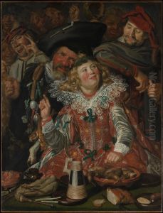 Shrovetide Revellers c. 1615