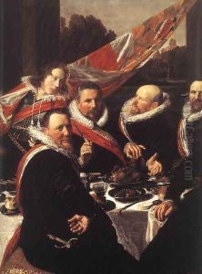 Banquet of the Officers of the St George Civic Guard (detail) 1616