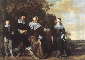 Family Group in a Landscape (1) c. 1648