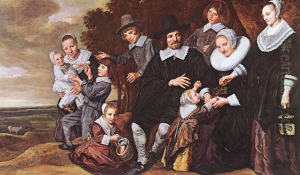 Family Group in a Landscape (2) c. 1648 - view 1