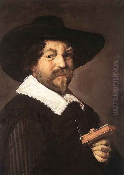 Portrait of a Man Holding a Book 1640-43 - view 1