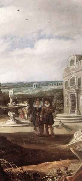 Married Couple in a Garden (detail 2) c. 1622 - view 1