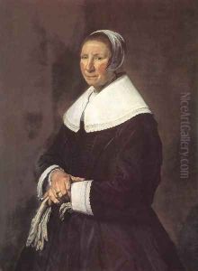 Portrait of a Woman 1648-50 by Frans Hals