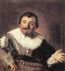 Isaac Abrahamsz Massa c. 1635 by Frans Hals