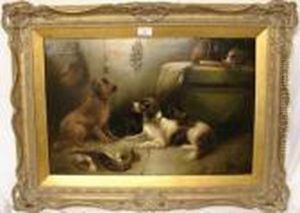Dogs In The Larder by George Armfield