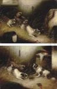 Terriers Ratting by George Armfield