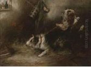 A Terrier And Spaniel Ratting