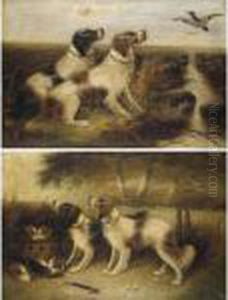 Rest After Shoot; Setters In The Moors by George Armfield