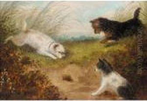Hunting Scenes by George Armfield