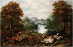Flushing A Pheasant by George Armfield