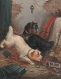 Terriers Ratting by George Armfield
