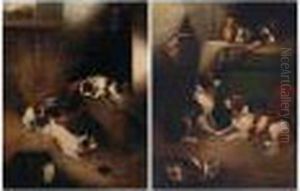 Terriers Ratting; After The Shoot by George Armfield