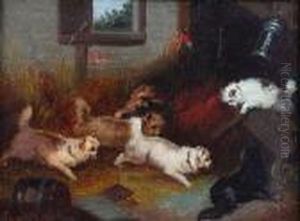 Terriers Ratting by George Armfield