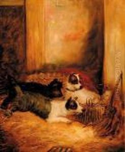 Terriers On The Hunt by George Armfield