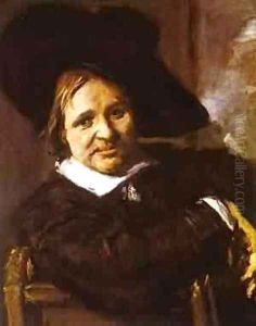 Portrait Of An Officer 1640 by Frans Hals