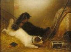 Terriers Ratting by George Armfield