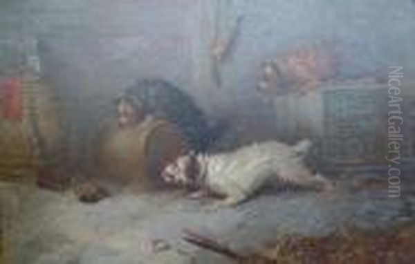 Three Terriers Ratting - view 1