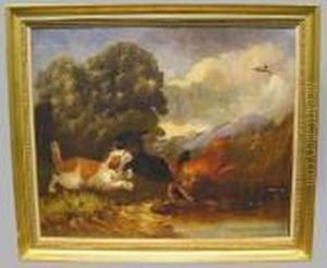 Setters Putting Up Duck by George Armfield