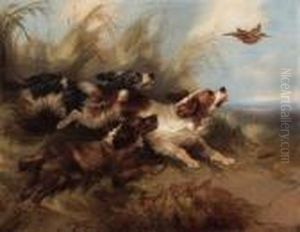 Spaniels Putting Up by George Armfield