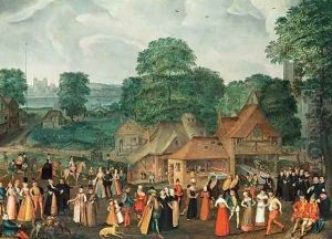 A Fete at Bermondsey by Joris Hoefnagel