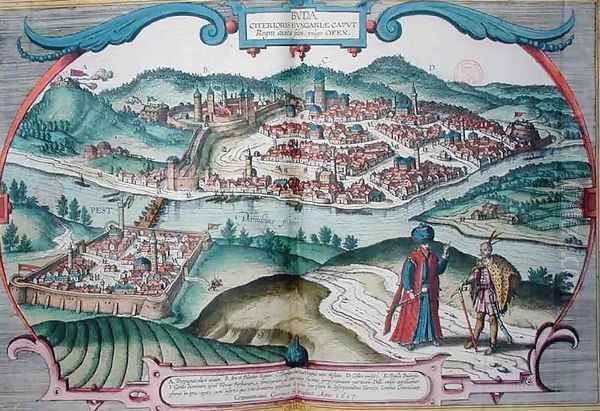Budapest during the Turkish occupation from Le Theatre du Monde - view 1