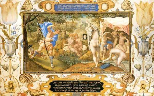 Diana and Actaeon by Joris Hoefnagel