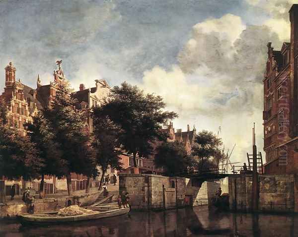 The Martelaarsgracht in Amsterdam c. 1670 - view 1