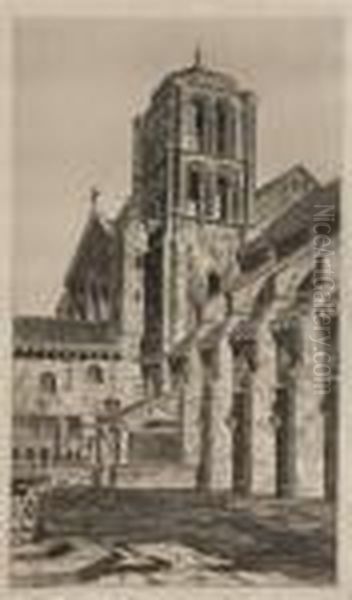 Basilica Of The Madeline, Vezelay - view 1