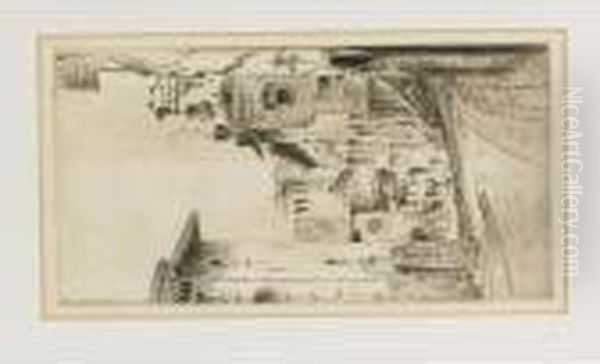 Sketch Carcassonne; An Umbrian Street - view 1